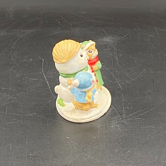 Forest Friends Snowball Friends Chipmunk Figurine 2" Christmas Mantle Decor - Picture 4 of 8